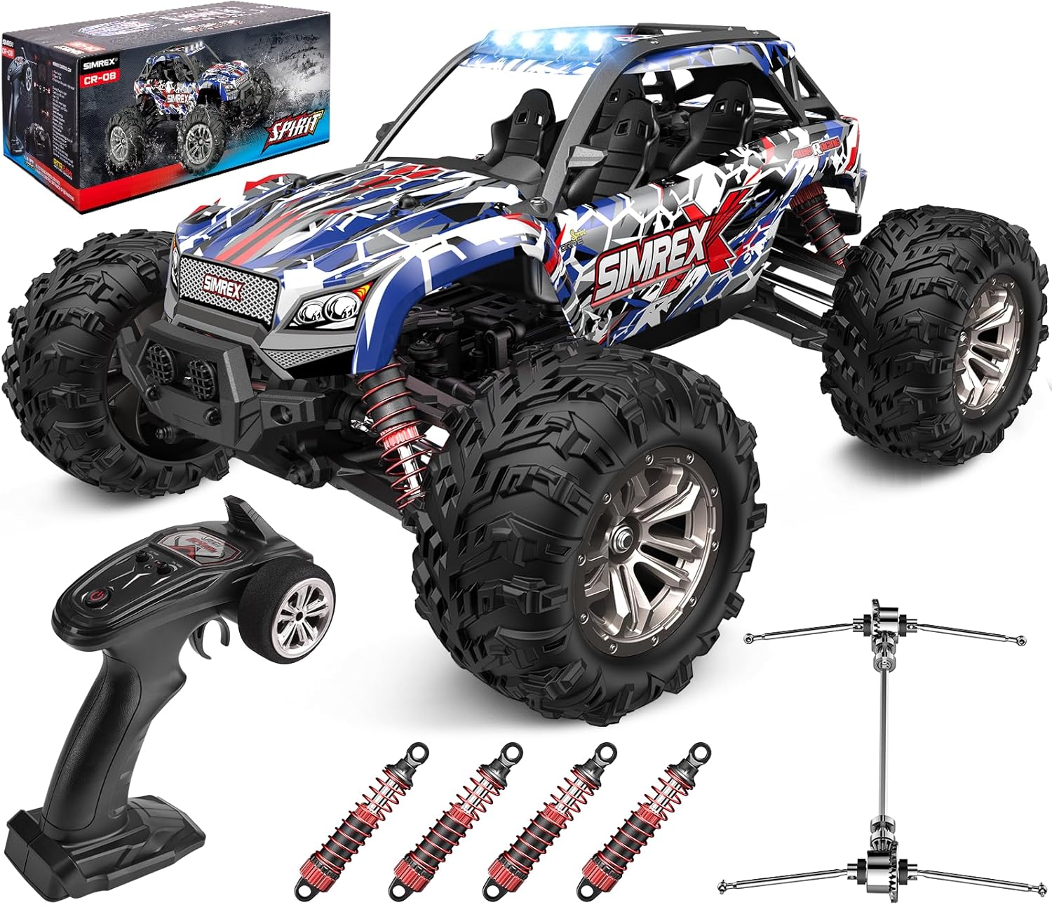 Rc Hobby Grade Monster Truck - Monster Truck Telecomandato Scala 1/16, Auto
