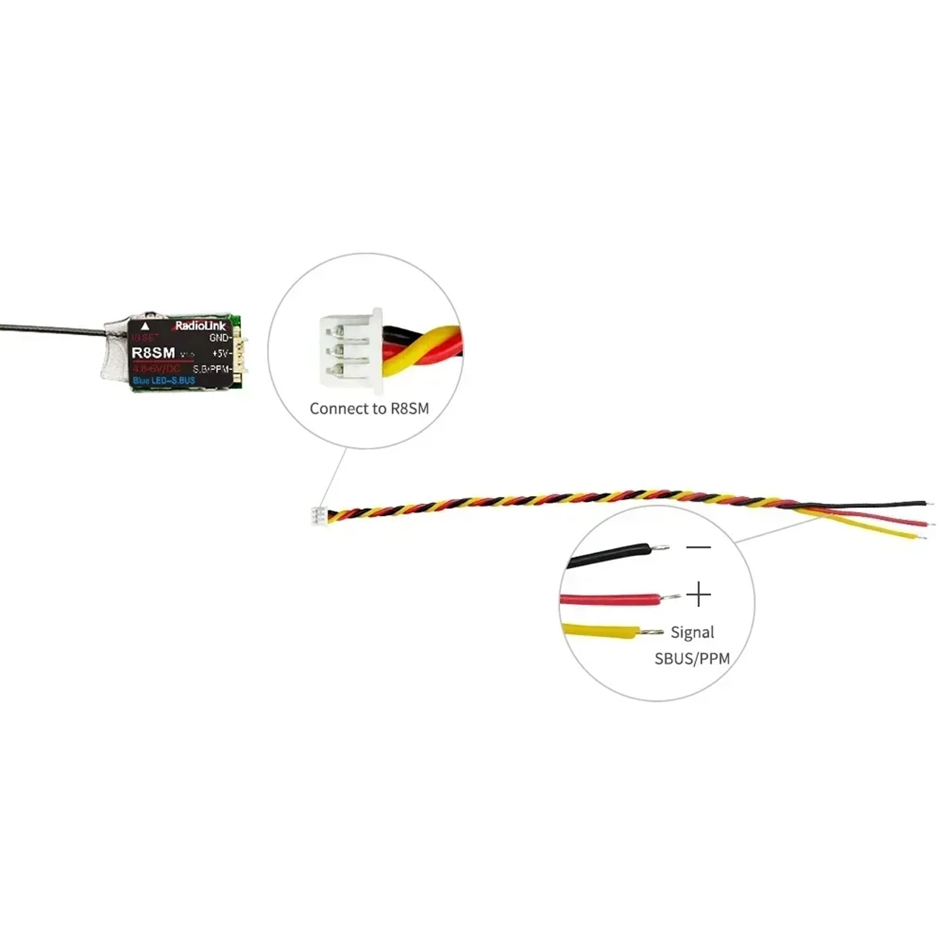 Receiver Sbus 8Ch - Radiolink R8SM Ricevitore Mini a 8