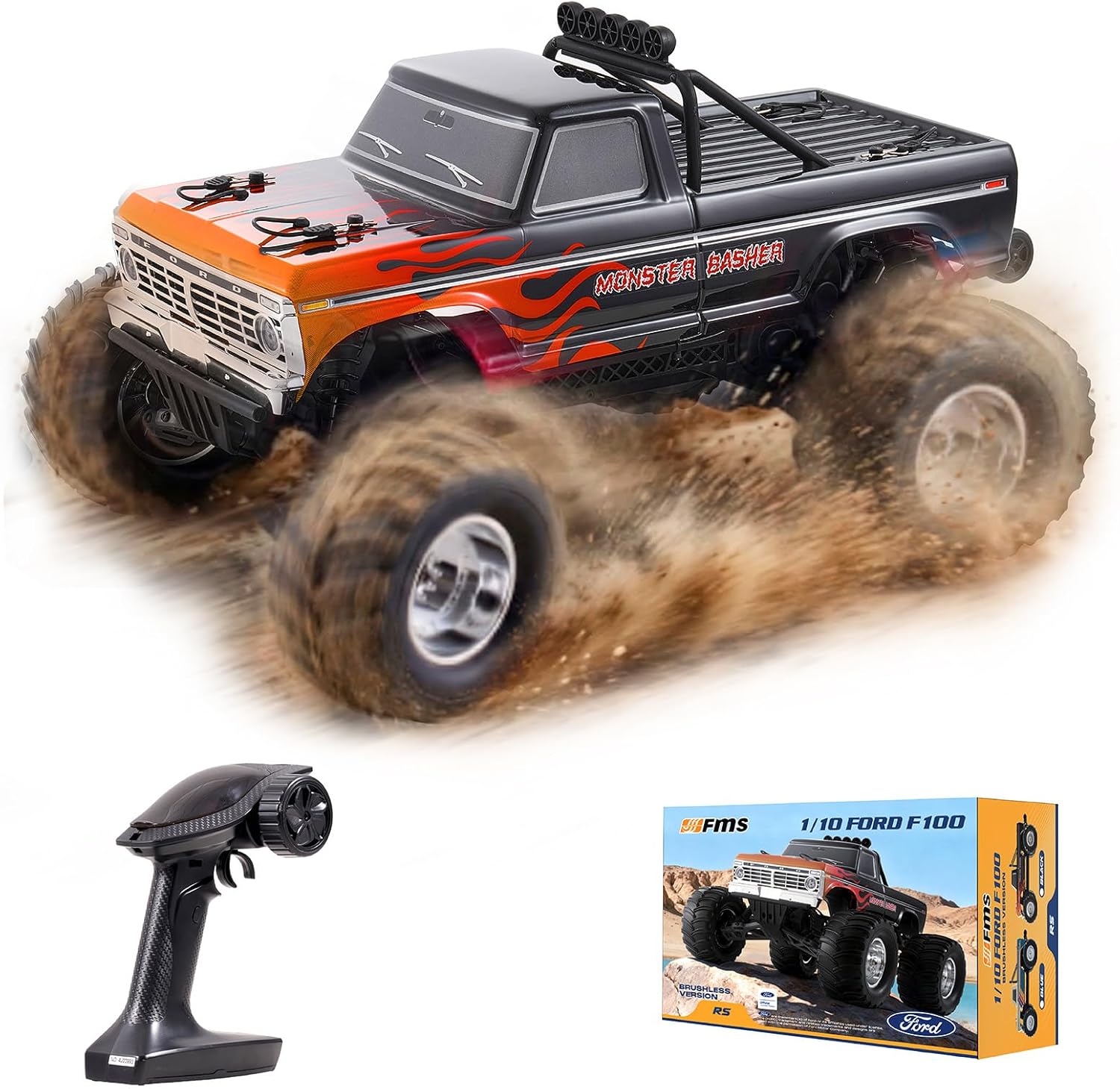 Rc Hobby Grade Monster Truck - Automodello RC 1/10 Ford F-100 Brushless