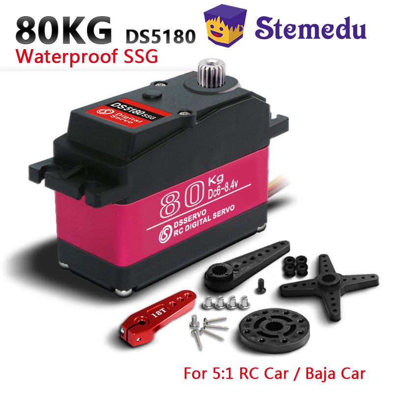 Rc Hobby Shops - Dsservo Impermeabile DS5180 80KG Coppia Ad