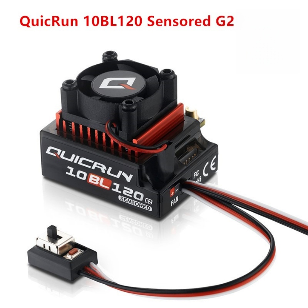 Rc Hobby Motor - FATJAY Hobbywing QUICRUN-10BL-120-G2 120A ESC Regolatore