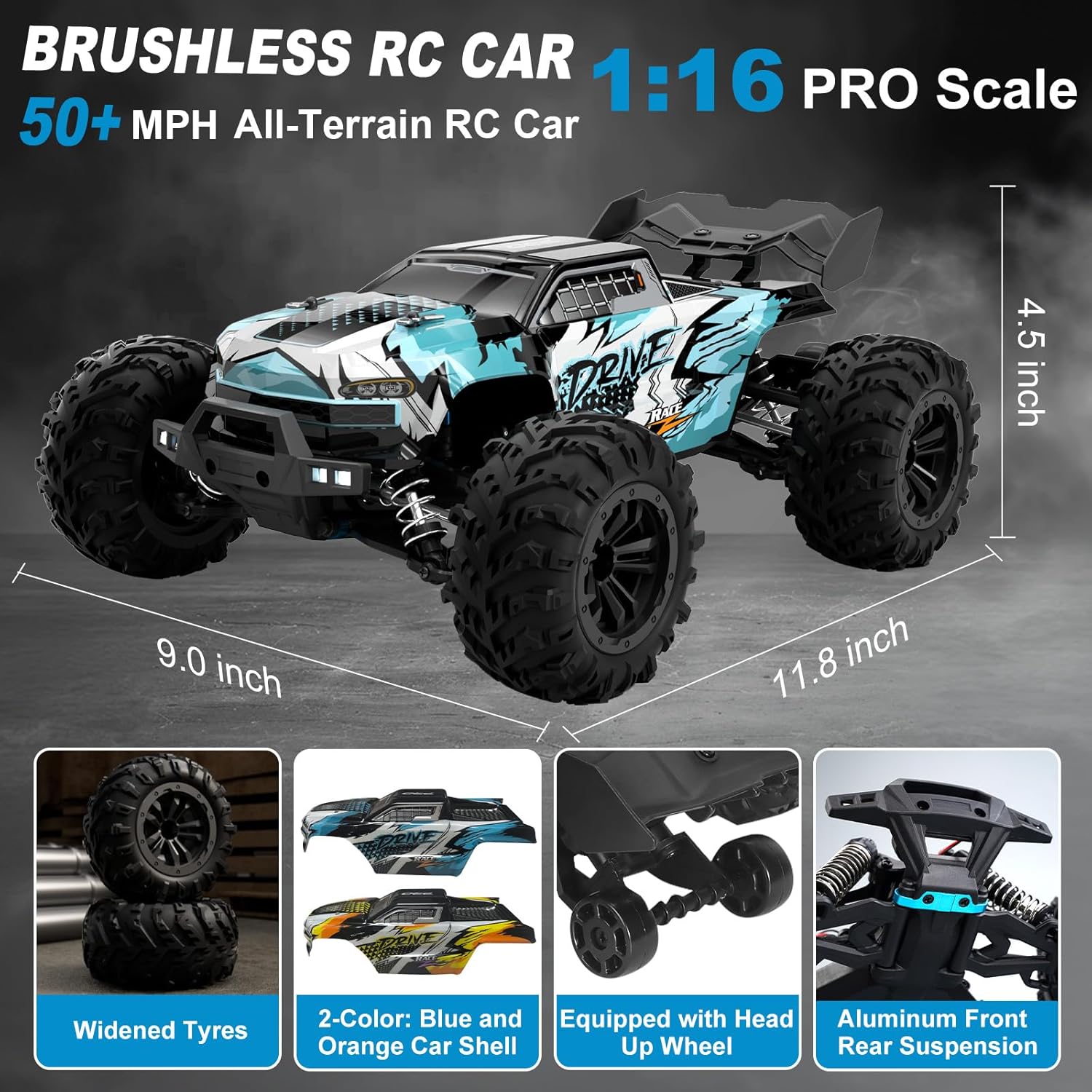 Monster Truck RC Brushless Sca - Rc Hobby Grade Monster Truck recensione e prezzo