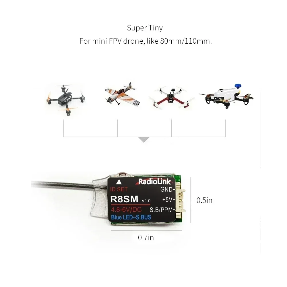 Radiolink R8SM Ricevitore Mini - Receiver Sbus 8Ch recensione e prezzo