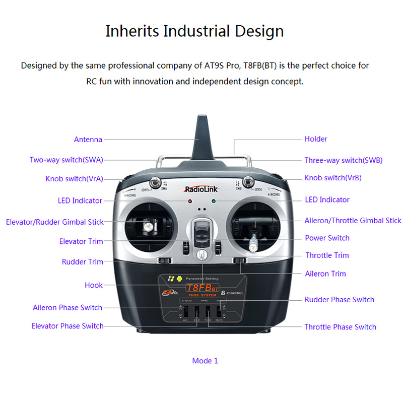 Radiolink T8FB V2 Trasmettitor - Receiver Sbus 8Ch recensione e prezzo