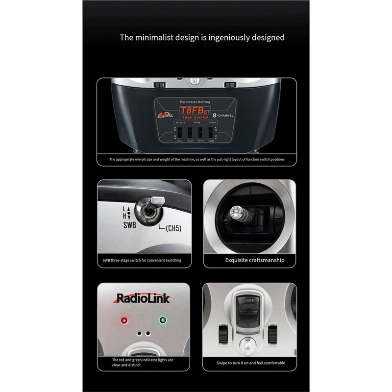 Radiolink T8FB Trasmettitore 8 - Receiver Sbus 8Ch recensione e prezzo