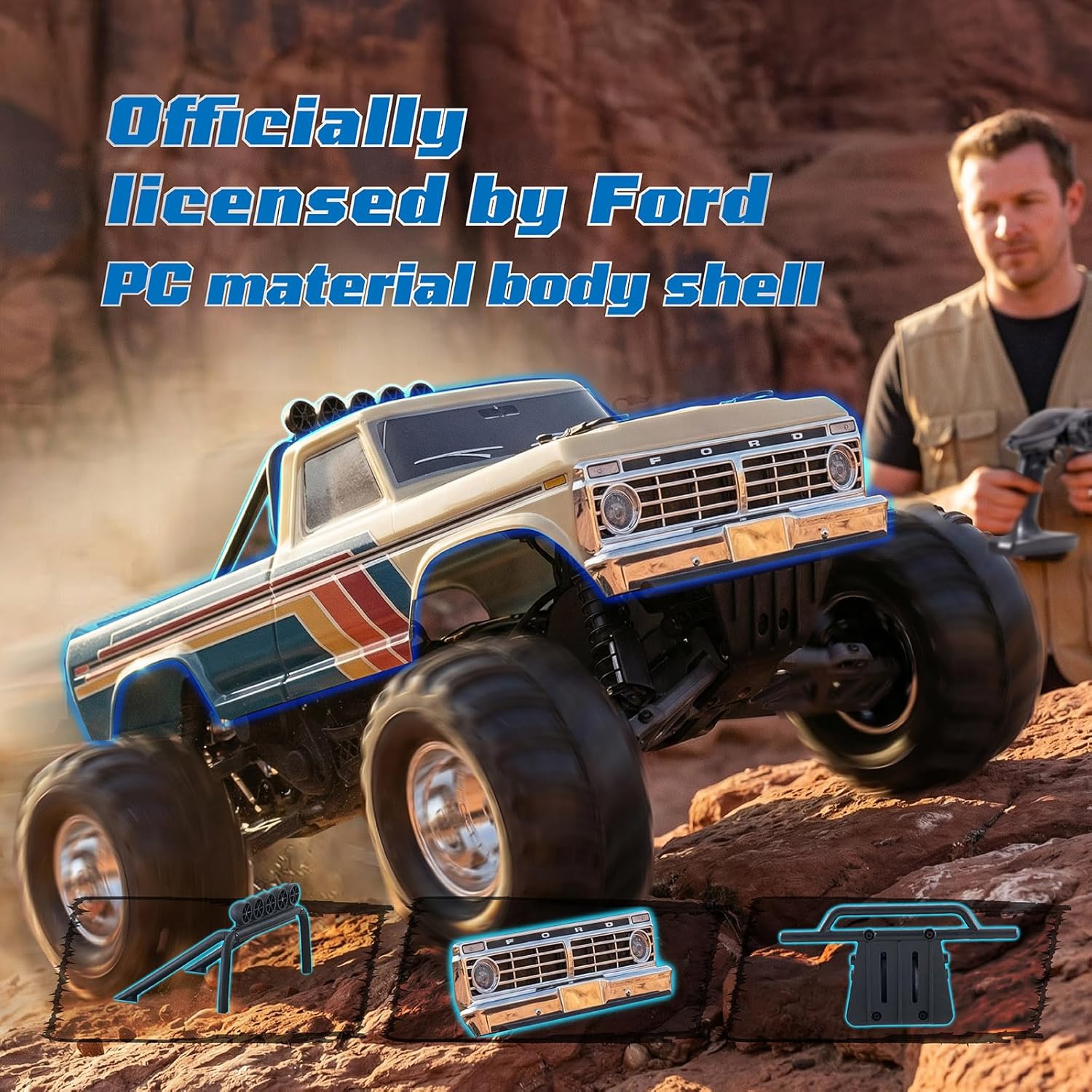 Automodello RC 1/10 Ford F-100 - Rc Hobby Grade Monster Truck recensione e prezzo
