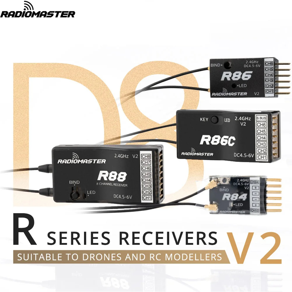 Ricevitore Radiomaster R81 R84 - Receiver Sbus 8Ch recensione e prezzo