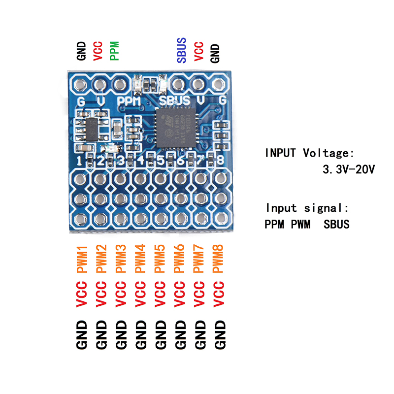 8CH PWM PPM SBUS Modulo adatta - Receiver Sbus 8Ch recensione e prezzo